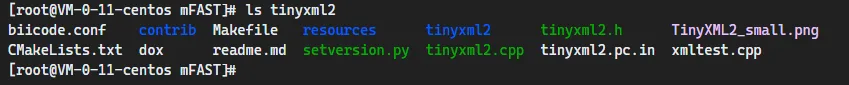 tinyxml2 子模块目录